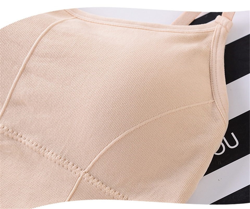 Women Bras Breathable Sports Bra Anti-sweat Shockproof Padded Sports Yoga Top Athletic Gym Running