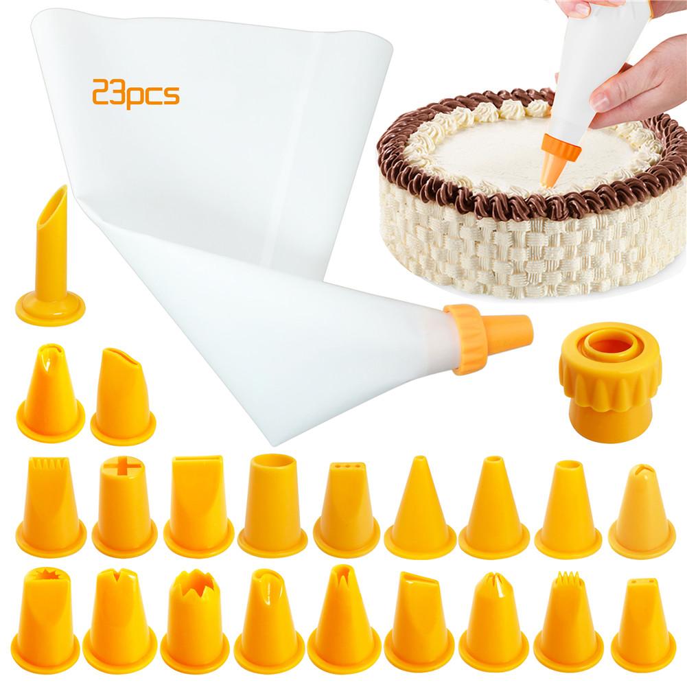 23 PCS/Set Kitchen DIY Icing Piping Cake Nozzles Pastry Decorating Tips Nozzles bake Tool for Cookie