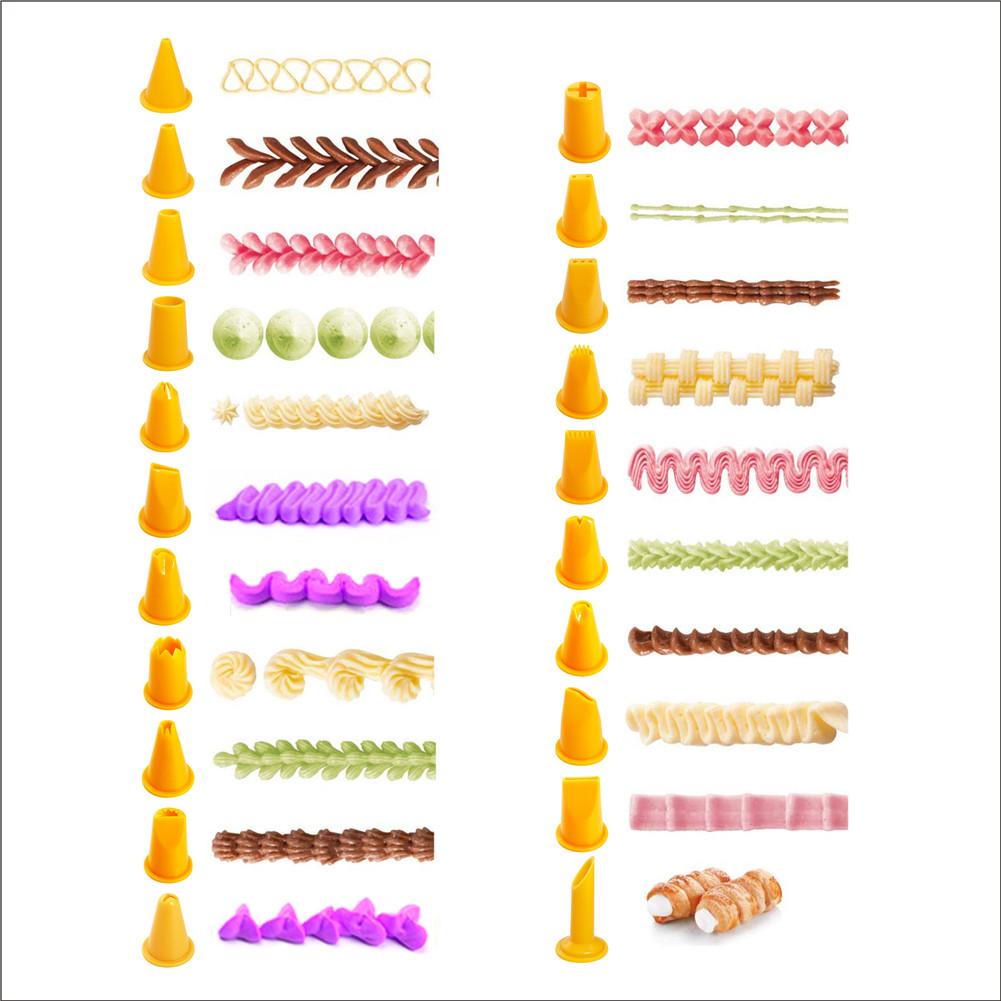 23 PCS/Set Kitchen DIY Icing Piping Cake Nozzles Pastry Decorating Tips Nozzles bake Tool for Cookie