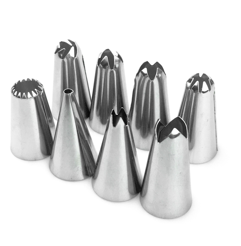 14Pcs/Set Kitchen DIY Cake Decorating Tools Icing Piping Nozzles Set Pastry Bag Scraper Flower