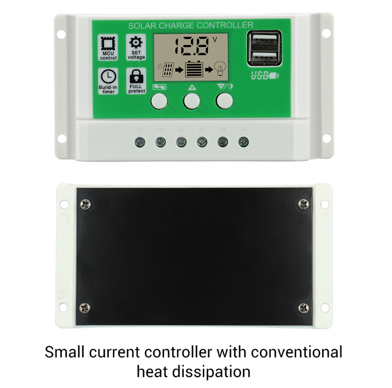 10A~60ALCD display solar charger controller Lead acid AGM GEL Iron li-ion lithium battery PWM 12v24v