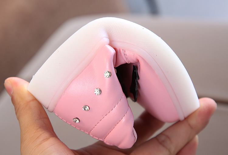 Children Glowing Sneakers Kid Princess Bow for Girls LED Shoes Cute Baby  with Light Shoes Luminous