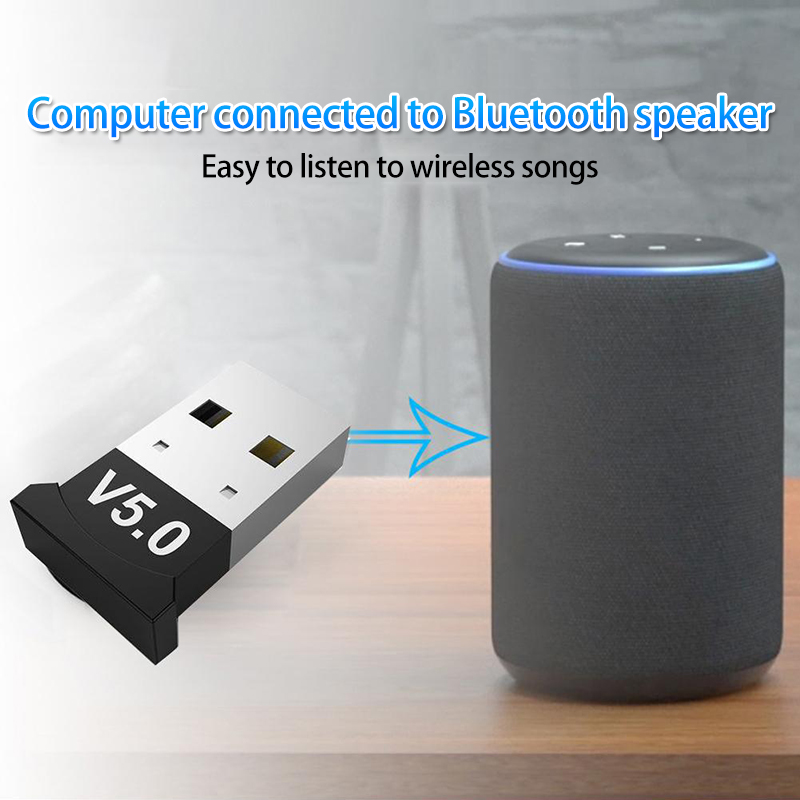 V5.0 Wireless USB Bluetooth 5.0 Adapter Bluetooth Dongle Receiver Adapter Bluetooth Transmitter