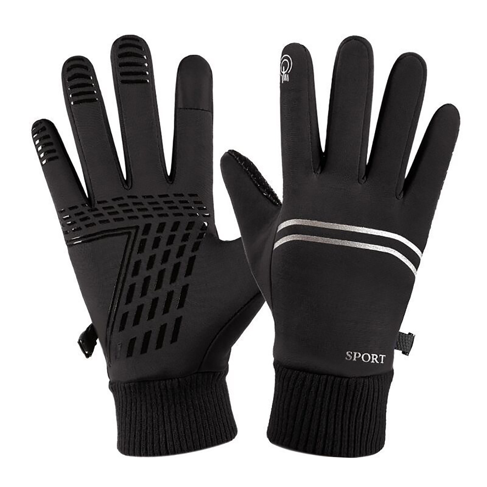 Warm Gloves Outdoor Cycling Ski Waterproof Warm Gloves Anti-slip Thermal Soft Lining Gloves