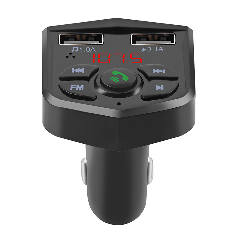 VR robot Bluetooth FM Transmitter Modulator Wireless Handsfree Car Kit 5V 3.1A Dual USB Charger