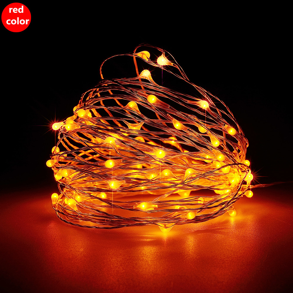 5*2M 20led Copper Wire LED String lights Holiday lighting Fairy Garland For Tree Wedding Party