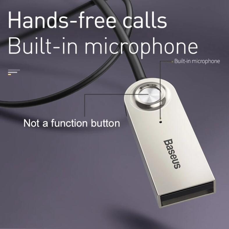 Aux Bluetooth adapter car 3.5mmhands free car kit audio transmitter automatic Bluetooth 5.0 receiver