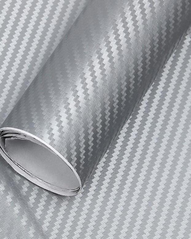 30cmx127cm 3D Carbon Fiber Vinyl Car Wrap Sheet Roll Film Car stickers and Decals Car Styling