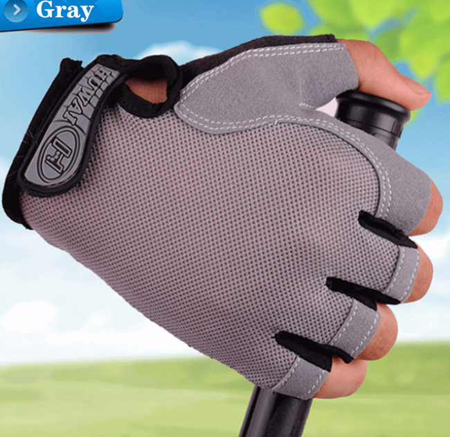 Men&amp;Women's Sports 3D Gel Padded Anti-Slip Gloves Gym Fitness Weight Lifting Body Building Exercise