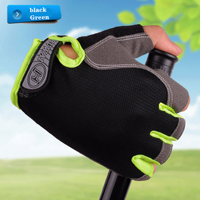 Men&amp;Women's Sports 3D Gel Padded Anti-Slip Gloves Gym Fitness Weight Lifting Body Building Exercise