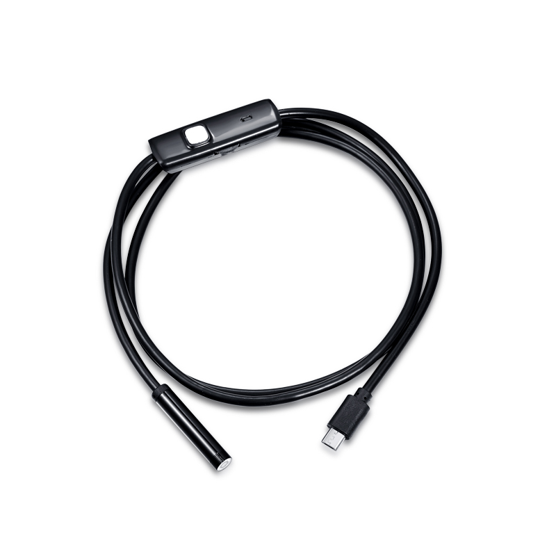 7mm Endoscope Camera Flexible IP67 Waterproof Micro USB Inspection Borescope Camera for Android PC