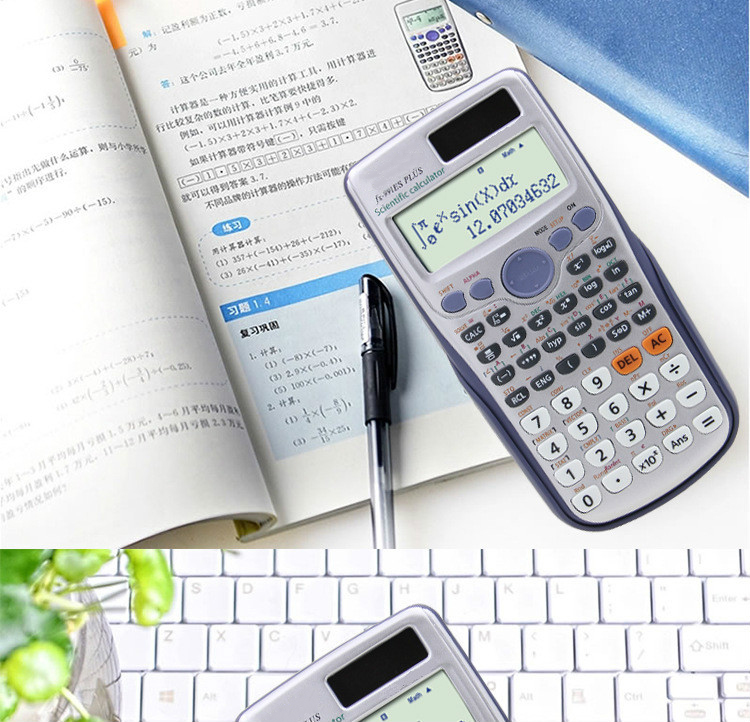 24 Bit Scientific Calculator Calculation Tool Full Function Calculator Fx-991es Plus Student