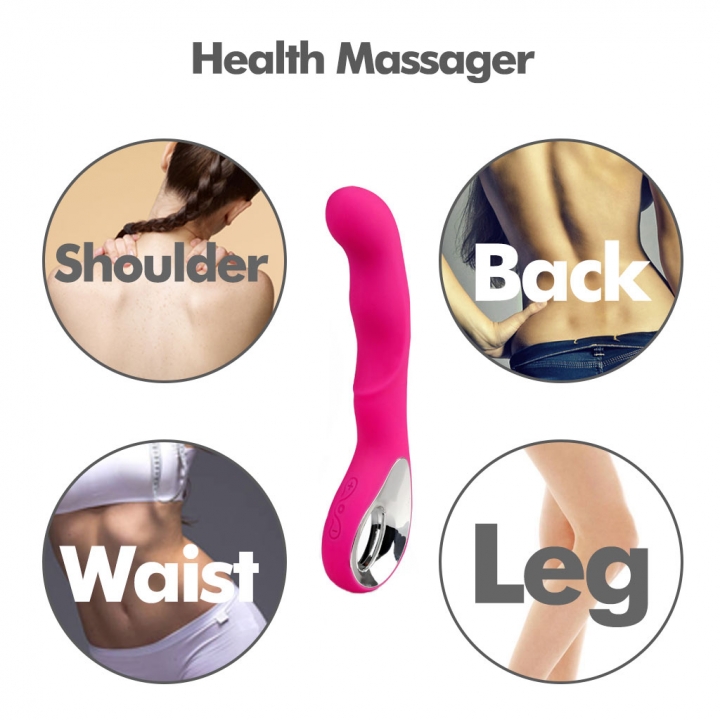 Women G-Spot Vibrator USB Rechargeable Wand Discreet Dildo Handhold Clit Vagin Massager Sex Toy Adult Gift For Ladies Girlfriend Wife