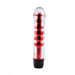 Waterproof Powerful G-spot Vibrator Compact Dildo Adult Sex Toy Masturbator Gift For Women Red Batteries Version