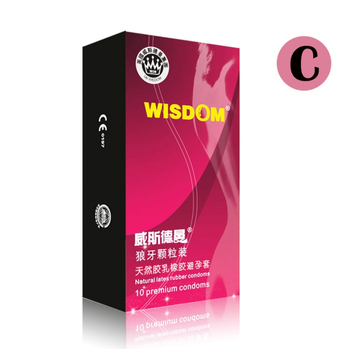 10 Counts Pack Premium Thin Condoms Natural Latex Rubber Water-based Lubricant Condom for Men Couple