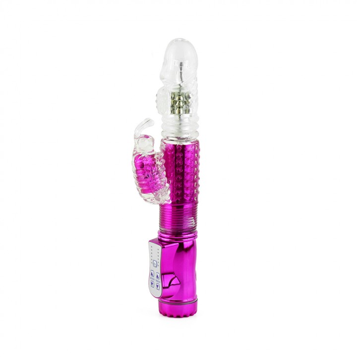 G-Spot Rabbit Dildo Vibrator Clitoris Vagina Stimulator Massager Thrusting and Rotating Sex Toys