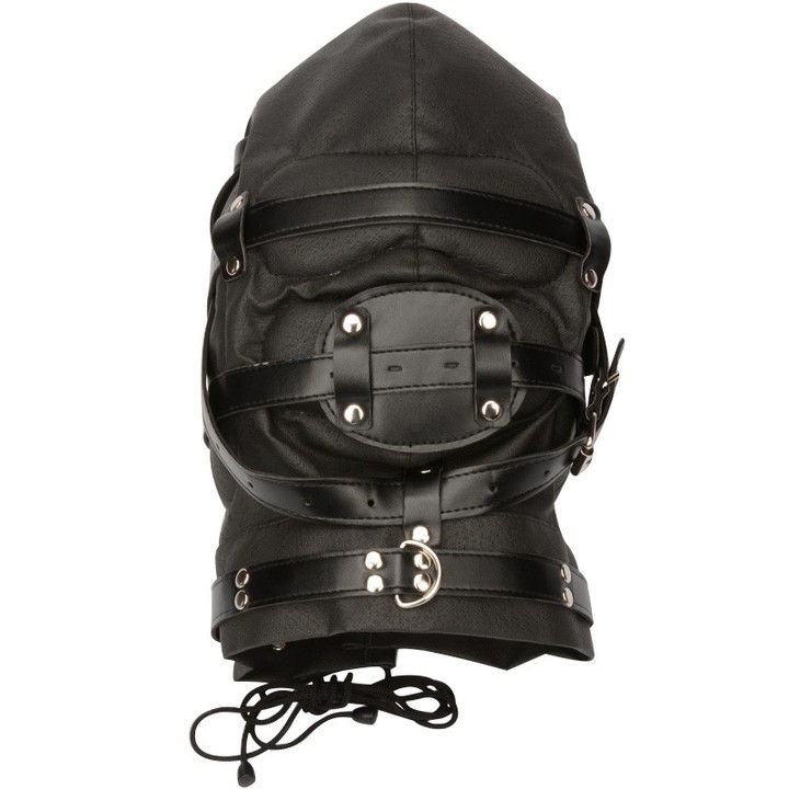 Breathable Face Cover Costume Head Hood Mask Bondage SM Adult Sex Toys KZ8533