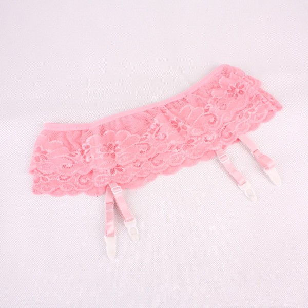 Lace Suspender Garter Belt Thigh High Stockings For Women KZ6238