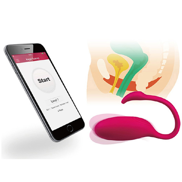 Wearable G-Spot Vibrator Long Distance APP Remote Control Kegel Exercise Ball For Women