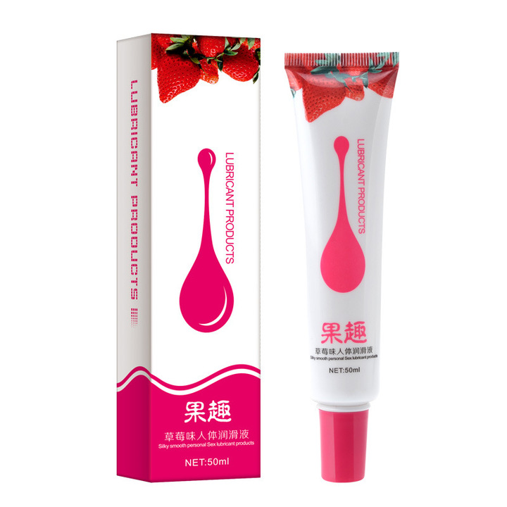 50ml Water Based Sex Lube Long Lasting Lubricant Edible Massage Body Oil Anal Gel Adult Toys for Sex for Women Men Valentine Gift for Girlfriend Wife