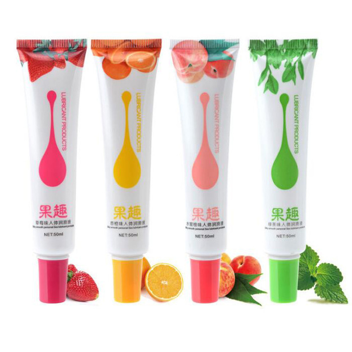 50ml Water Based Sex Lube Long Lasting Lubricant Edible Massage Body Oil Anal Gel Adult Toys for Sex for Women Men Valentine Gift for Girlfriend Wife