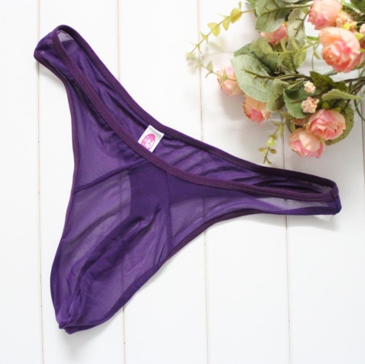 Mens Mesh Thongs Breathable Briefs Sexy Underwear See Through Hot Underpants Gift KZ6280