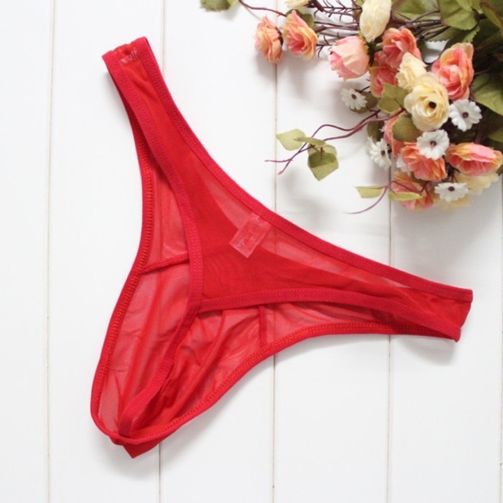 Mens Mesh Thongs Breathable Briefs Sexy Underwear See Through Hot Underpants Gift KZ6280