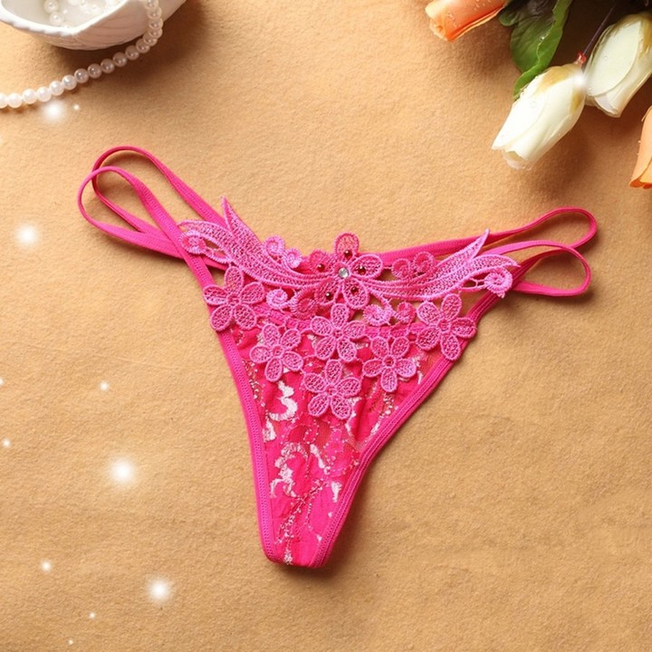 Women's Sexy Thong See-Through G-String Bikini Mesh Panties Underwear Gift For Women KZ6294