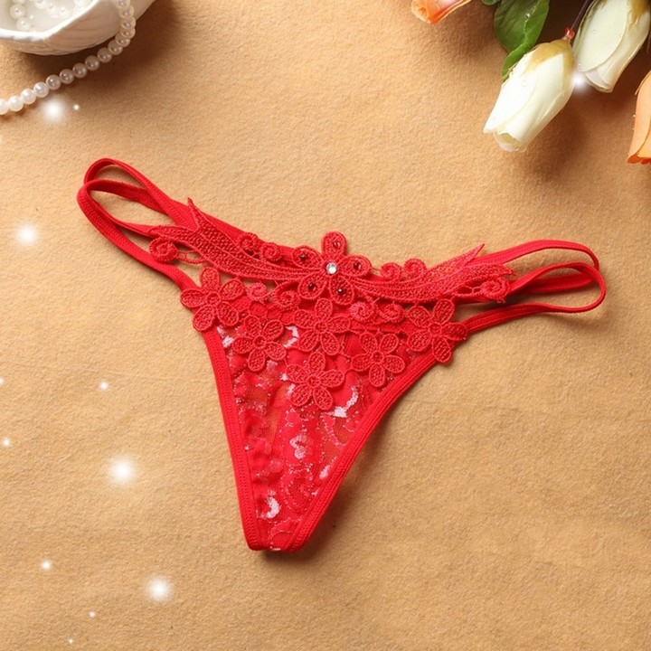 Women's Sexy Thong See-Through G-String Bikini Mesh Panties Underwear Gift For Women KZ6294