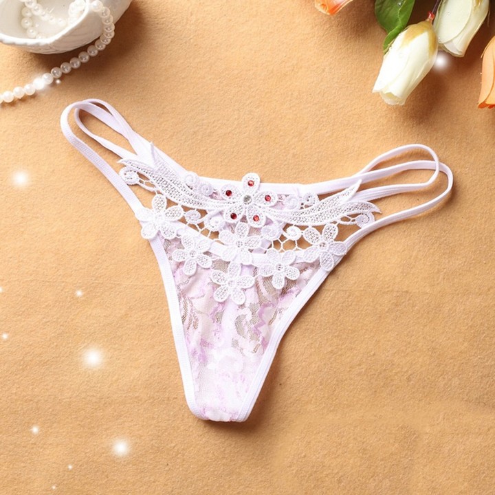 Women's Sexy Thong See-Through G-String Bikini Mesh Panties Underwear Gift For Women KZ6294