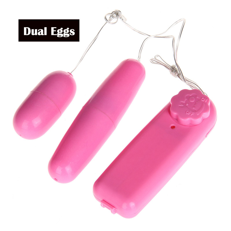 Powerful Bullet Egg Vibrator Clit Stimulator Dildo Adult Sex Toys For Women Options of Single or Dual-Eggs or Dildo-Egg