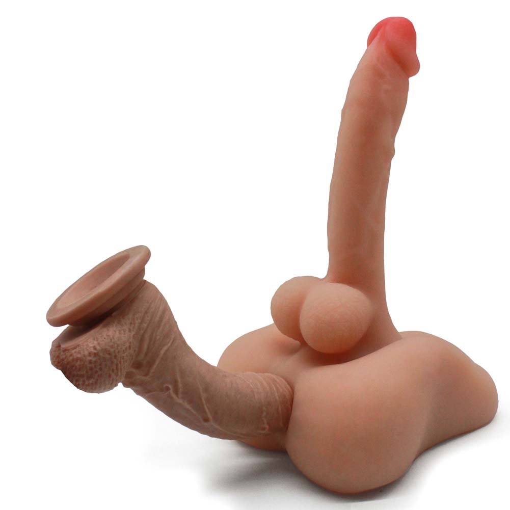 3D Realistic Liquid Dildo With Base Anal Tunnel Masturbator Love Doll Large Adult Sex Toys For Men and Women
