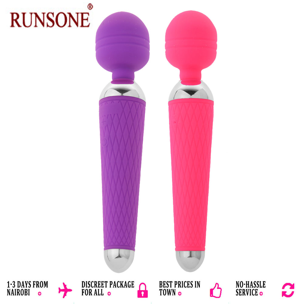 Wand Massager Rechargeable Handheld Cordless Portable Body Vibrator For Women Men Adult Toy for Sex Muscle Relax Valentine Gift Girlfriend Wife