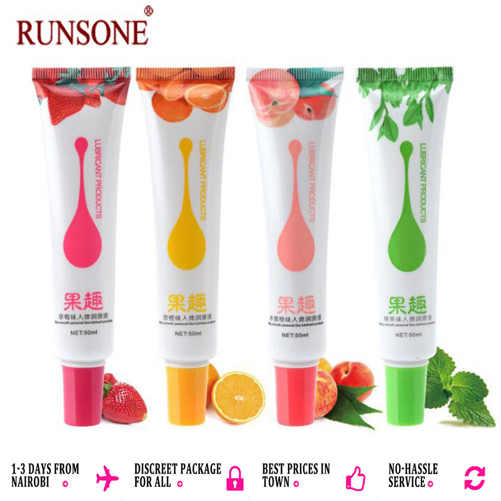 50ml Water Based Sex Lube Long Lasting Lubricant Edible Massage Body Oil Anal Gel Adult Toys for Sex for Women Men Valentine Gift for Girlfriend Wife