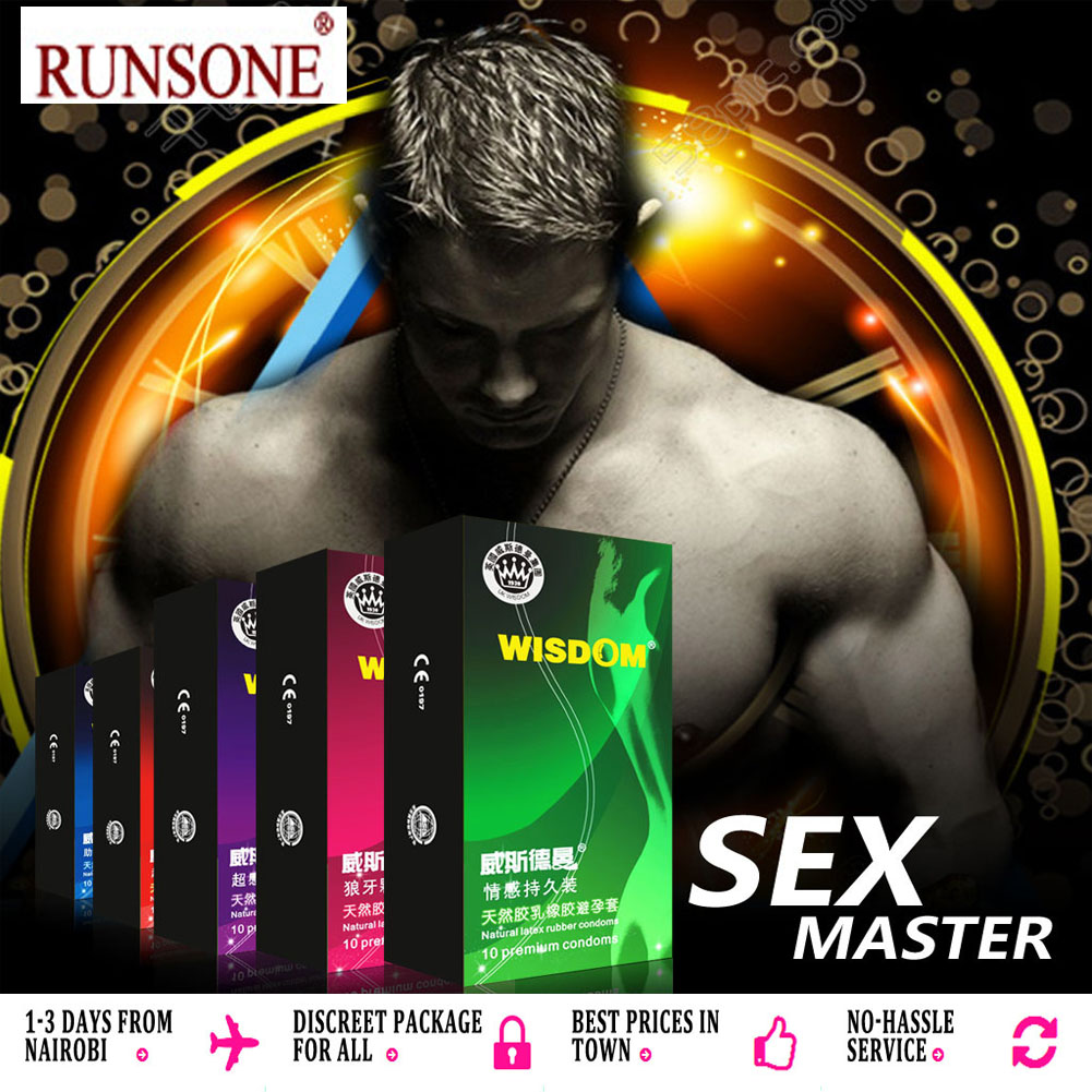 10 Counts Pack Premium Thin Condoms Natural Latex Rubber Water-based Lubricant Condom for Men Couple