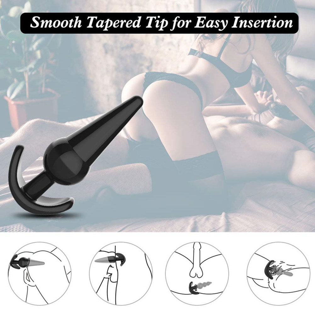4pcs Pack Anal Plugs Silicone Butt Dildo Anus Beads Trainer Sensuality Adult Sex Toys Gifts for Men Women Partner
