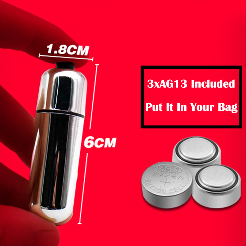 Mini Bullet Vibrator Clitoris Nipples Stimulation Powerful Small Massager Sex Toy for Women