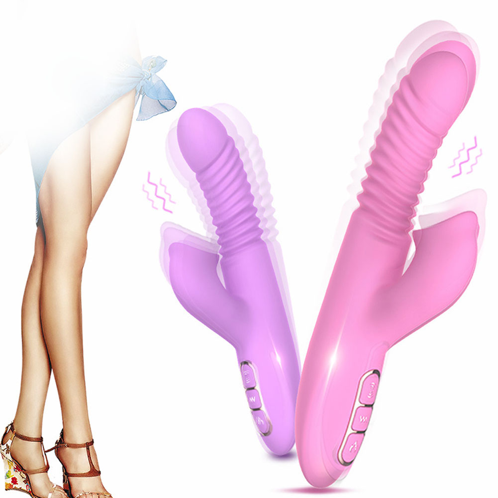 Women Thrusting G-spot Vibrator Licking Clitoris Heating Dildo USB Rechargeable Clit Vaginal Stimulator Waterproof Adult Sex Toys Valentine Gift for Girlfriend Wife