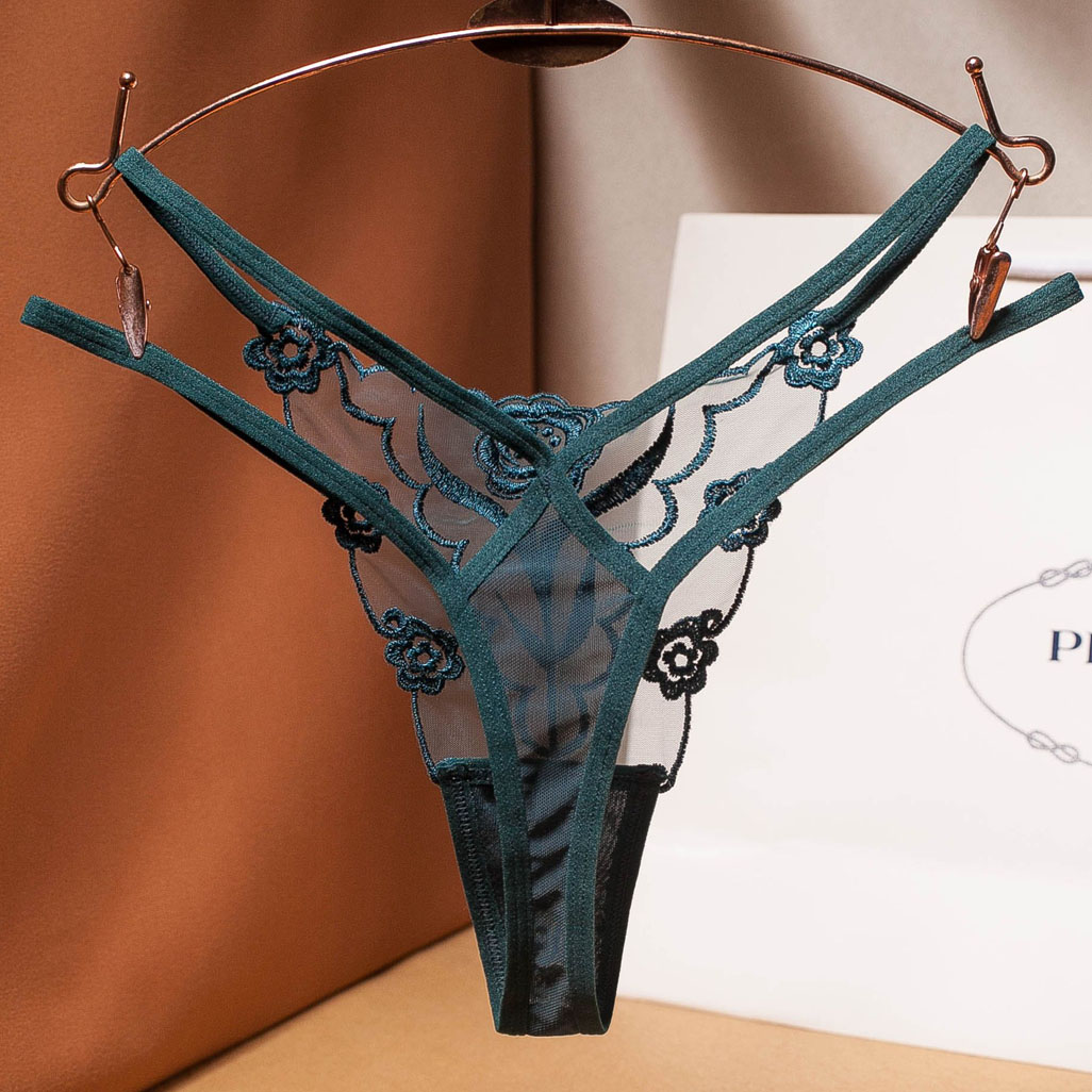 Women&apos;s 2 Styles Pack Cute Lingerie Thong Underwear G-String Panties Gift For Girlfriend