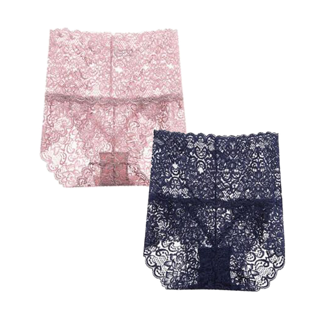 Women&apos;s 2in1 High Waist Underwear Lace Seamless Panties Brief Lingerie Gift for Girlfriend Wife