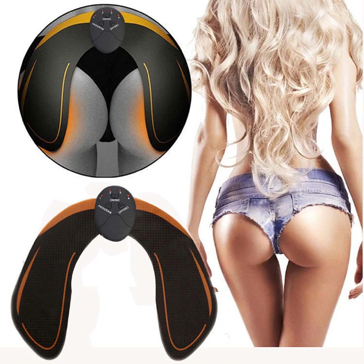 Hips Trainer USB Buttocks Lifting Massager Stimulator Electric Muscle Enhancer Pad EMS Wireless Remote Fitness Gear Home Office Workout Equipment for Women Men