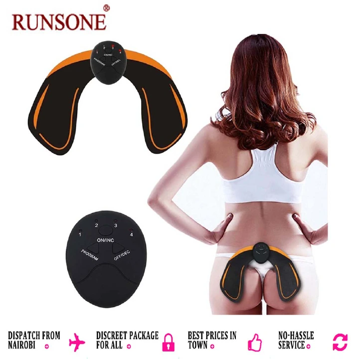 Hips Trainer USB Buttocks Lifting Massager Stimulator Electric Muscle Enhancer Pad EMS Wireless Remote Fitness Gear Home Office Workout Equipment for Women Men