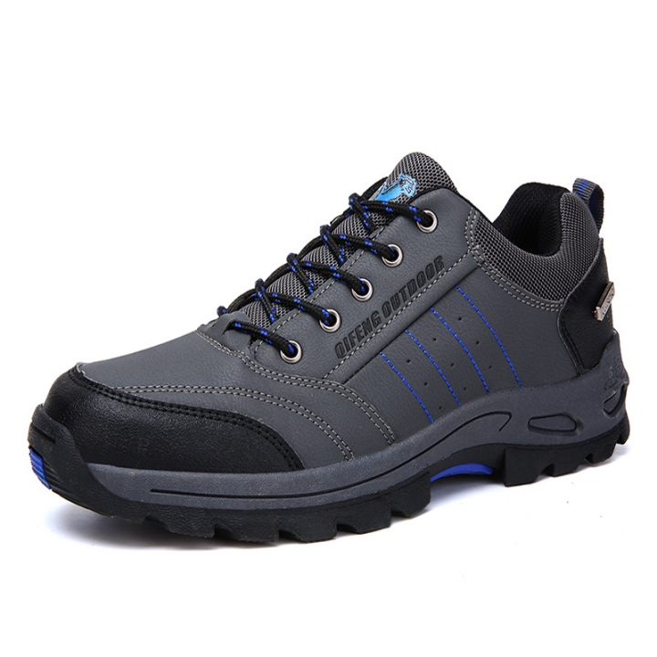 Men Climbing Shoes Fashion Winter/Spring Waterproof Hiking Boots Couple Non-slip Leather Shoes