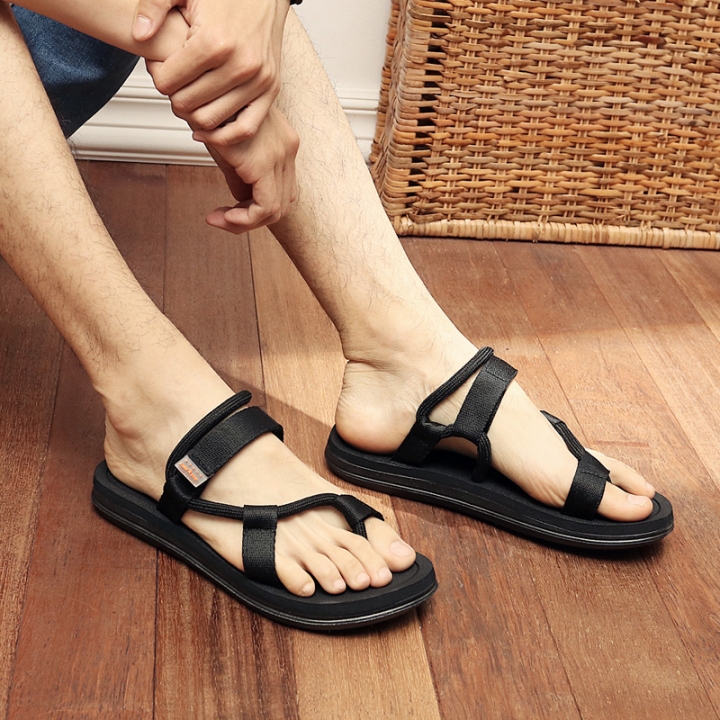 New Summer Beach Shoes Men Sandals Roma Leisure Breathable Canvas Sandals Casual Flip Flops Slippers