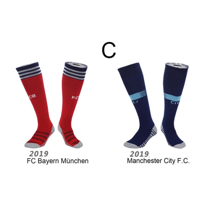 2pair Champions League Football Socks Men Kids Training Quick-dry Soccer Socks Non-slip Stockings