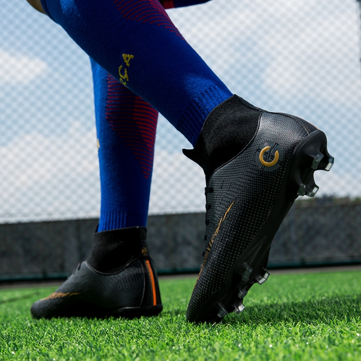 Men Assassin 12 High-top Football Shoes Professional Training Non-slip Spiked Soccer Socks Shoes
