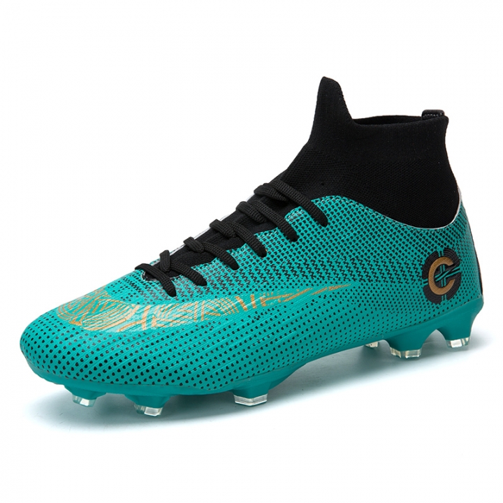 Men Assassin 12 High-top Football Shoes Professional Training Non-slip Spiked Soccer Socks Shoes