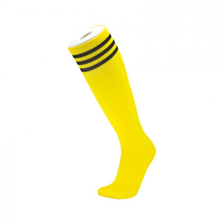 3pairs Men Thin Three Bars Football Socks Kids Spring Cotton Sport Socks Adult Knee Stripe Stockings