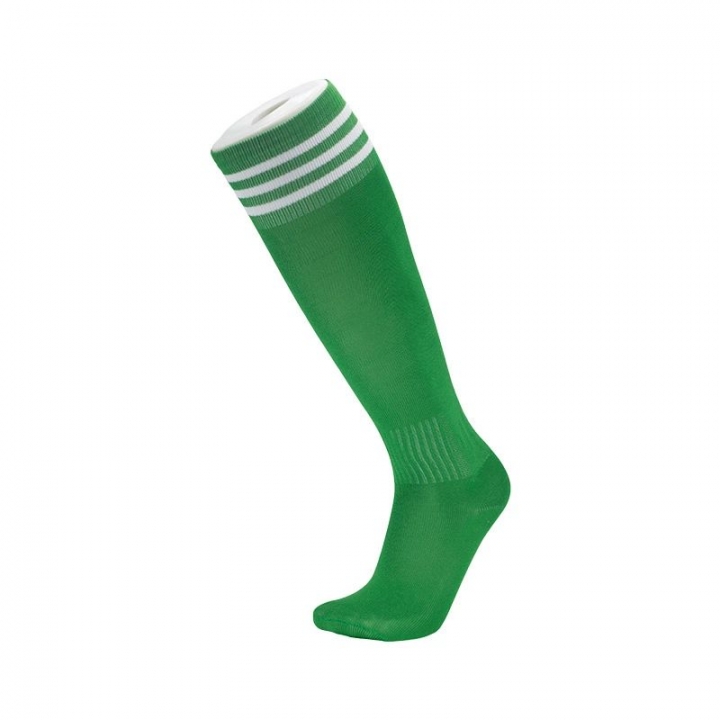 3pairs Men Thin Three Bars Football Socks Kids Spring Cotton Sport Socks Adult Knee Stripe Stockings