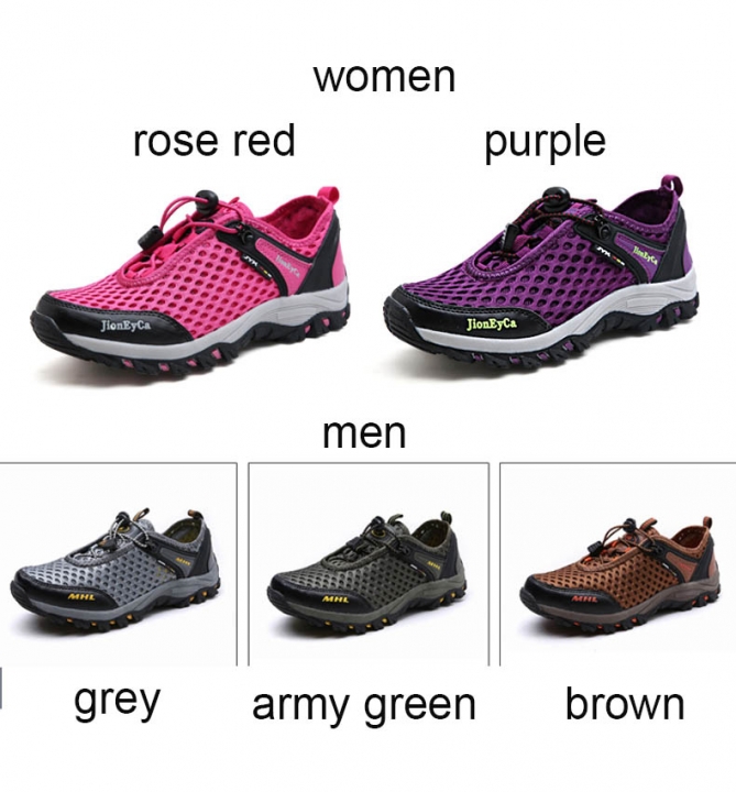 Spring Men Women Climbing Shoes Couple Non-slip Breathable Hiking Shoe Wearable Trekking Sport Shoes